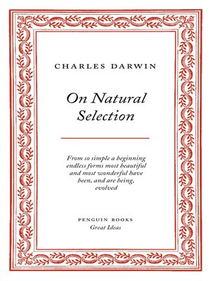 cover image of On Natural Selection